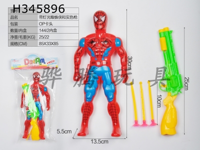 H345896 - Spider man with lights and solid gun