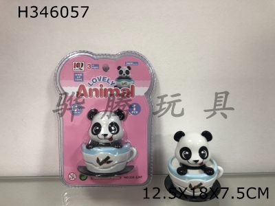 H346057 - Cartoon panda cup spinning winder