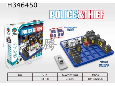 H346450 - Police bandit battle table game (120 levels)