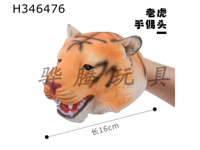 H346476 - 8-inch tiger puppet head