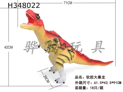 H348022 - Rubber Tyrannosaurus Rex