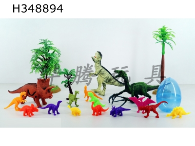 H348894 - 19 sets of simulated dinosaur models