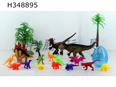 H348895 - 19 sets of simulated dinosaur models