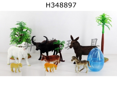 H348897 - 11 sets of simulation dinosaur models