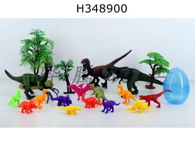 H348900 - 19 sets of simulated dinosaur models