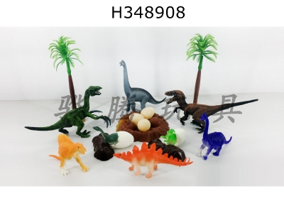 H348908 - 16 sets of simulation dinosaur models