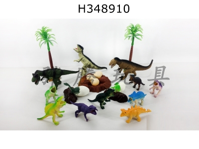 H348910 - 21 sets of simulation dinosaur models