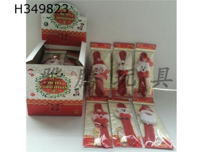 H349823 - Christmas clapper ruler + bottom plate into bag + card head (1.55 sugar free)