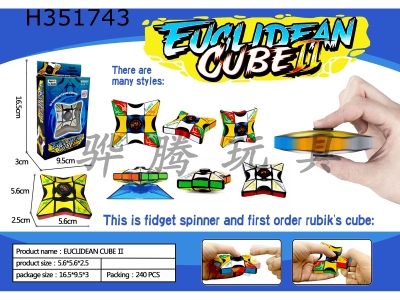 H351743 - Finger tip magic cube label + counterweight