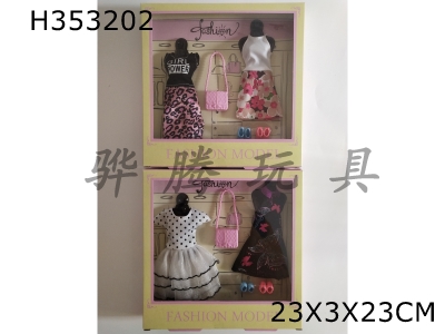 H353202 - 11.5-inch Barbie clothes in color box