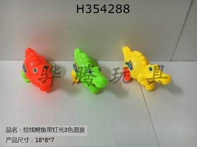 H354288 - Cable crocodile with light 3 color mix