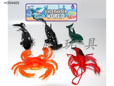 H354405 - 5 sets of simulation marine life