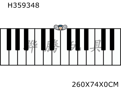 H359348 - Super grand piano dance blanket