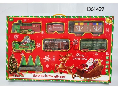 H361429 - Electric Christmas track train (Christmas song + train sound + light)