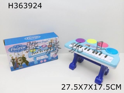 H363924 - Snow Princess 3D light music electronic organ
