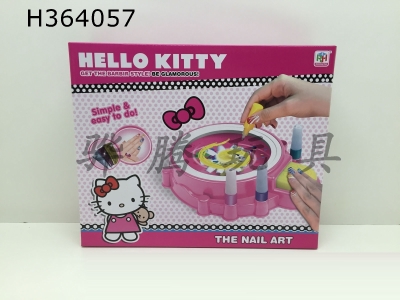H364057 - Hello kittydiy art rotating color plate a