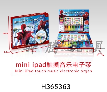 H365363 - Spider Man Mini iPad touch music electronic organ