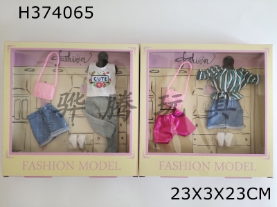 H374065 - 11.5 inch Barbie clothes in color box