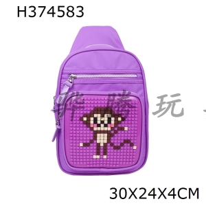 H374583 - Puzzle bag (purple)