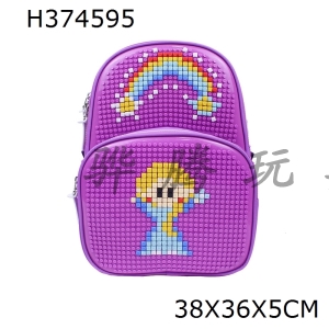 H374595 - Jigsaw knapsack (purple)