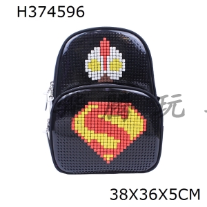 H374596 - Puzzle backpack (black)