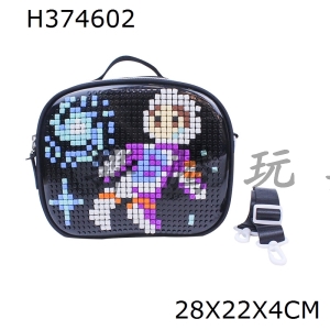 H374602 - Puzzle bag (black)