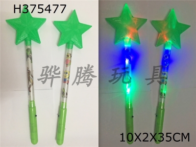 H375477 - Five pointed star flash stick