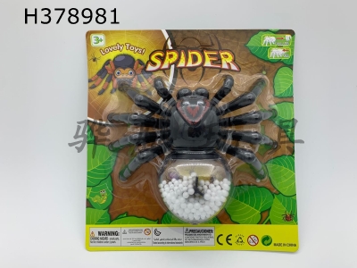 H378981 - Dragline black spider (snowflake)