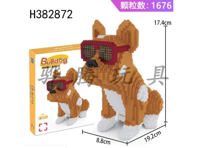 H382872 - Flower Bulldog block