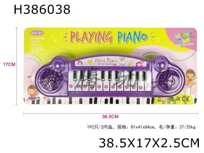 H386038 - 12 key electronic organ