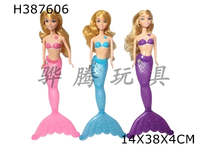 H387606 - 11.5 "fashion solid lighting Mermaid