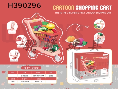 H390296 - Shopping cart fruit set (womens)