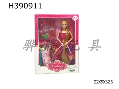 H390911 - Barbie with nine joints