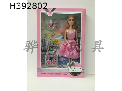 H392802 - 11 inch body 9-joint Barbie suit