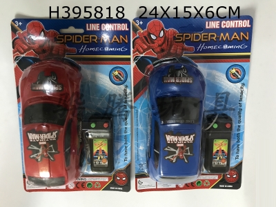 H395818 - Spider man real color car by wire