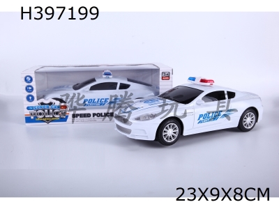 H397199 - Light music universal Martin police car (blue)