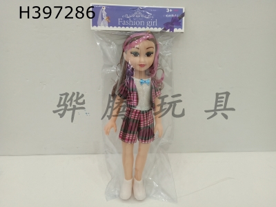 H397286 - 14 inch fat doll big eye girl with music IC