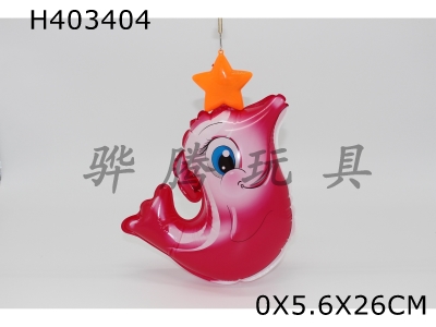 H403404 - Five-pointed star portable lantern dolphin (with lighting and music piping)