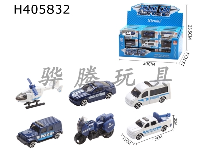 H405832 - 1: 64 taxiing alloy car 36 (police car)