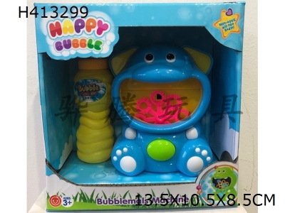 H413299 - Elephant electric bubble machine (blue)