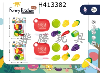H413382 - Fruit / vegetable cheeker 13 piece set