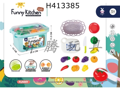 H413385 - Fruit / vegetable cheeker 22 piece set