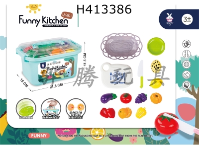H413386 - Fruit / vegetable cheeker 22 piece set