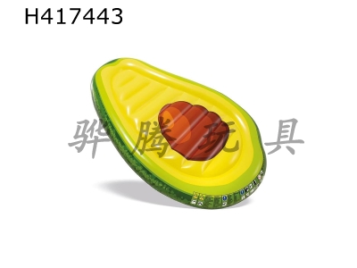 H417443 - Cartoon avocado floating raft