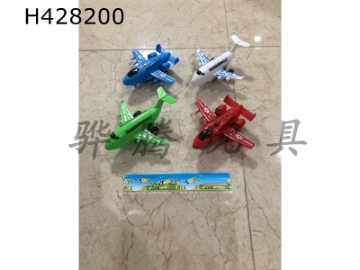 H428200 - Pull back aircraft (two models with 4 colors)
