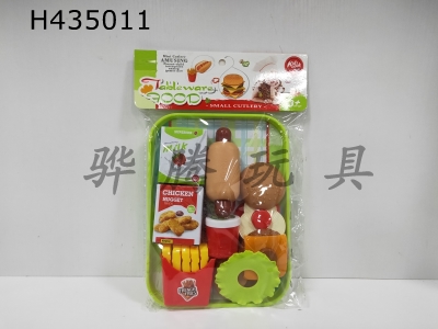 H435011 - Hamburger, French fries and hot dog combination package