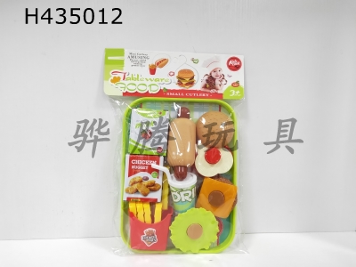 H435012 - Hamburger, French fries, hot dog and coke combination package