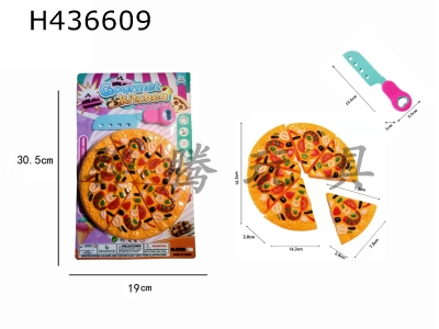 H436609 - 6 pieces of pizza chequer