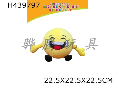 H439797 - 9 inch smiley face ball