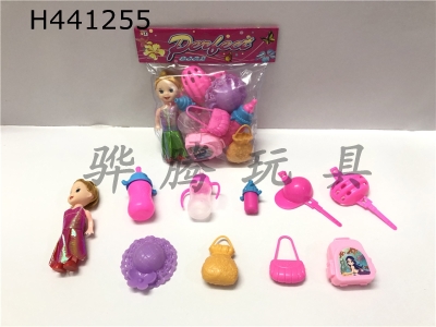 H441255 - 3.5 inch Barbie +9 accessories